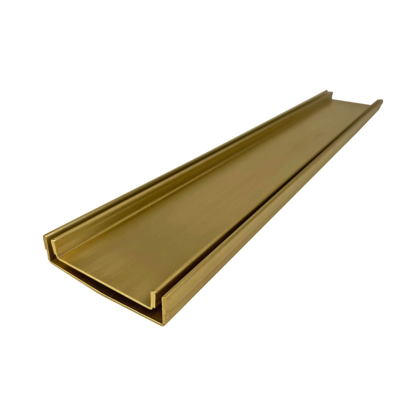 Standard Lengths Brass Tile Insert Channel Drain