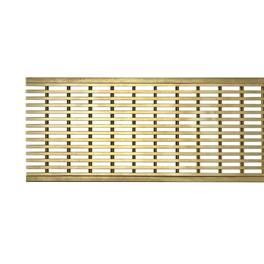 Custom Made Brass Wedge Wire Grate Only