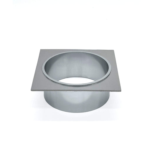 Aluminium Drain Outlet 80mm - Silver