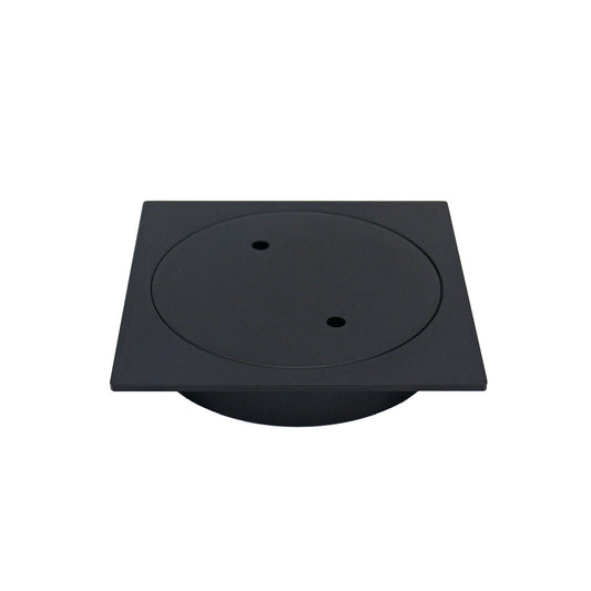 Slimline Clear Out Point Drain - Black