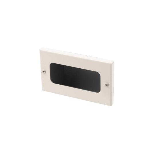 Tundish Face Plate with Window - White