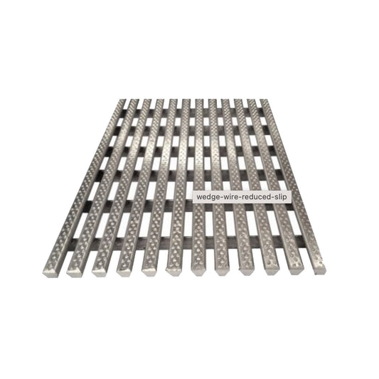 Wedge Wire Drainage Grate Sheet - Reduced Slip