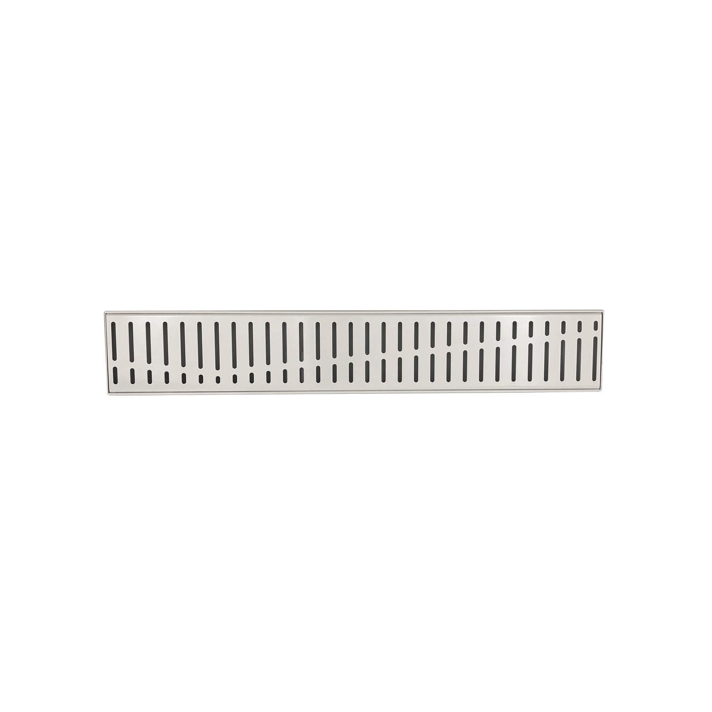 Flow Pattern Grate and Channel Drain - White